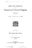 Executive Journals of the Council of Colonial VA - Vol II